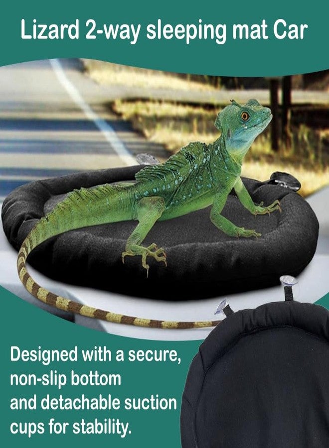 hokable Lizard 2-Way Sleeping mat Car/Landscape Tank Lizard car Hammock Small Animal Support Bed Suitable for Small Animals Hamsters Chinchillas mice Birds Mane Lion Lizards Kittens - Image 4